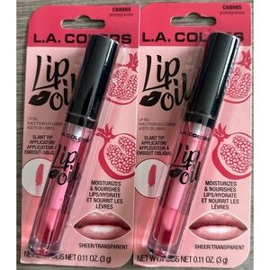 🆕 L.A. COLORS Set Of 2 Lip Oils